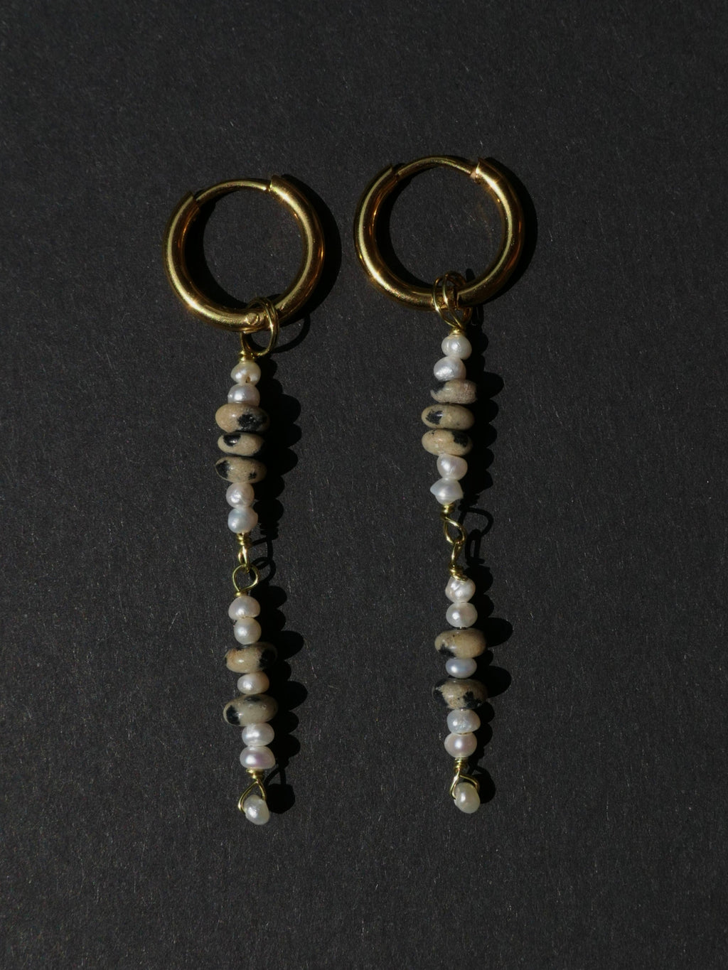 Dalmatiner Jasper Ohrring