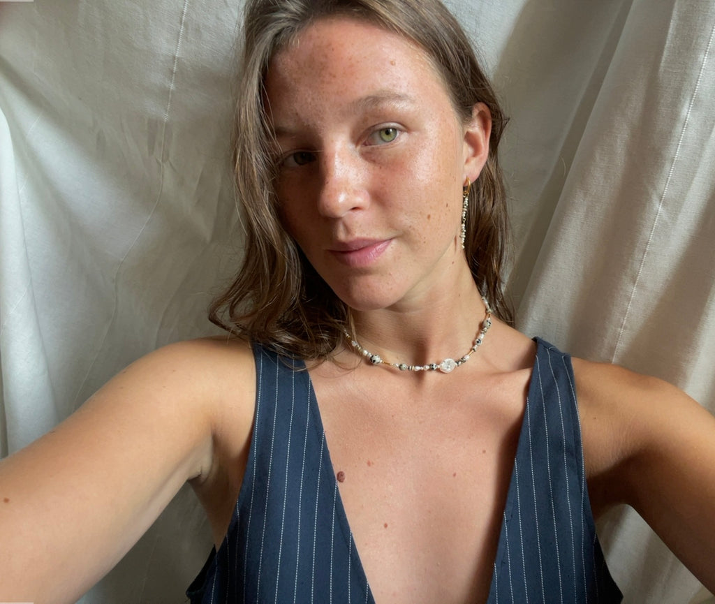 Dalmatiner Jasper Ohrring