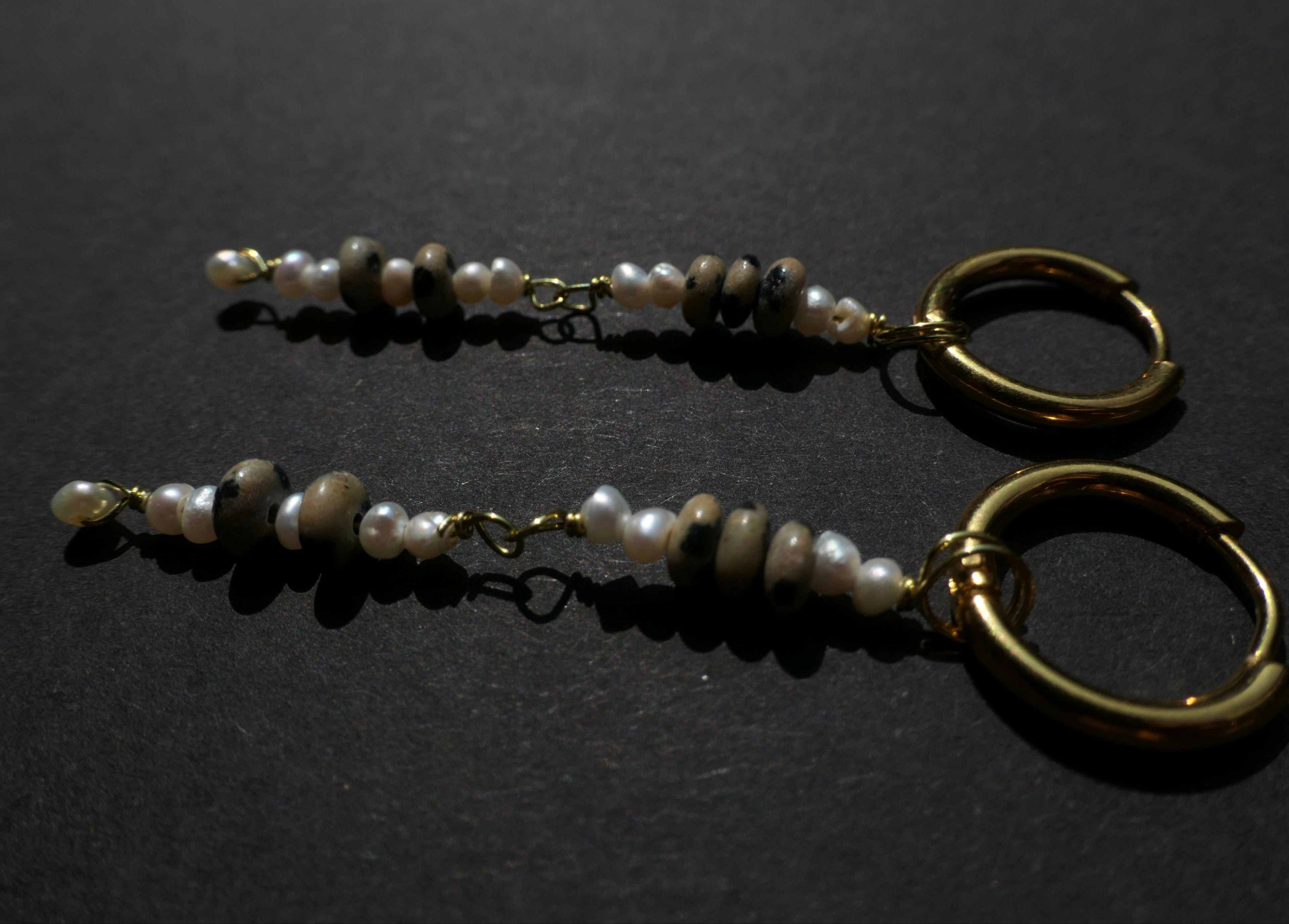 Dalmatiner Jasper Ohrring