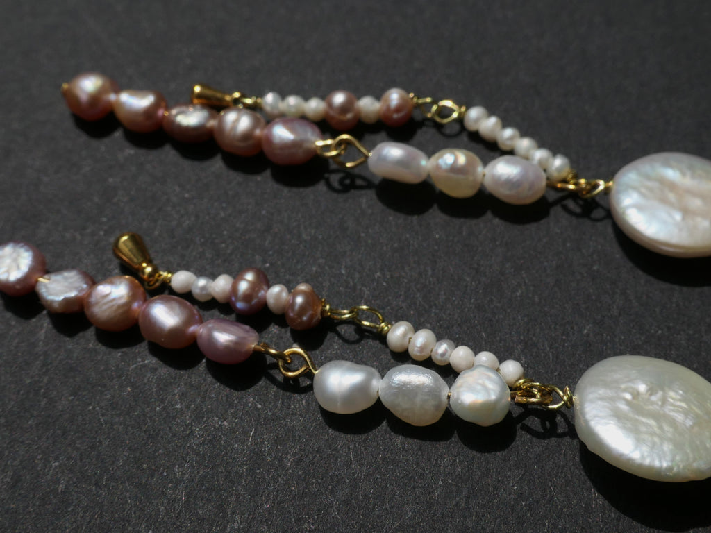 Double Pears Goldohrring