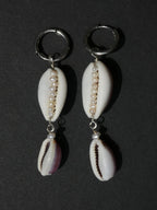 Double Kauri Muschelohrring