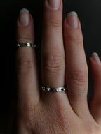 3er Kugel Sterlingsilber Ring