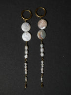 LongPearl Goldohrring