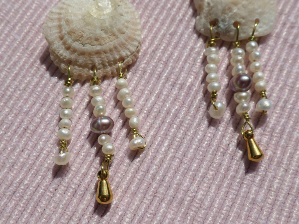 Medusa Muschelohrring