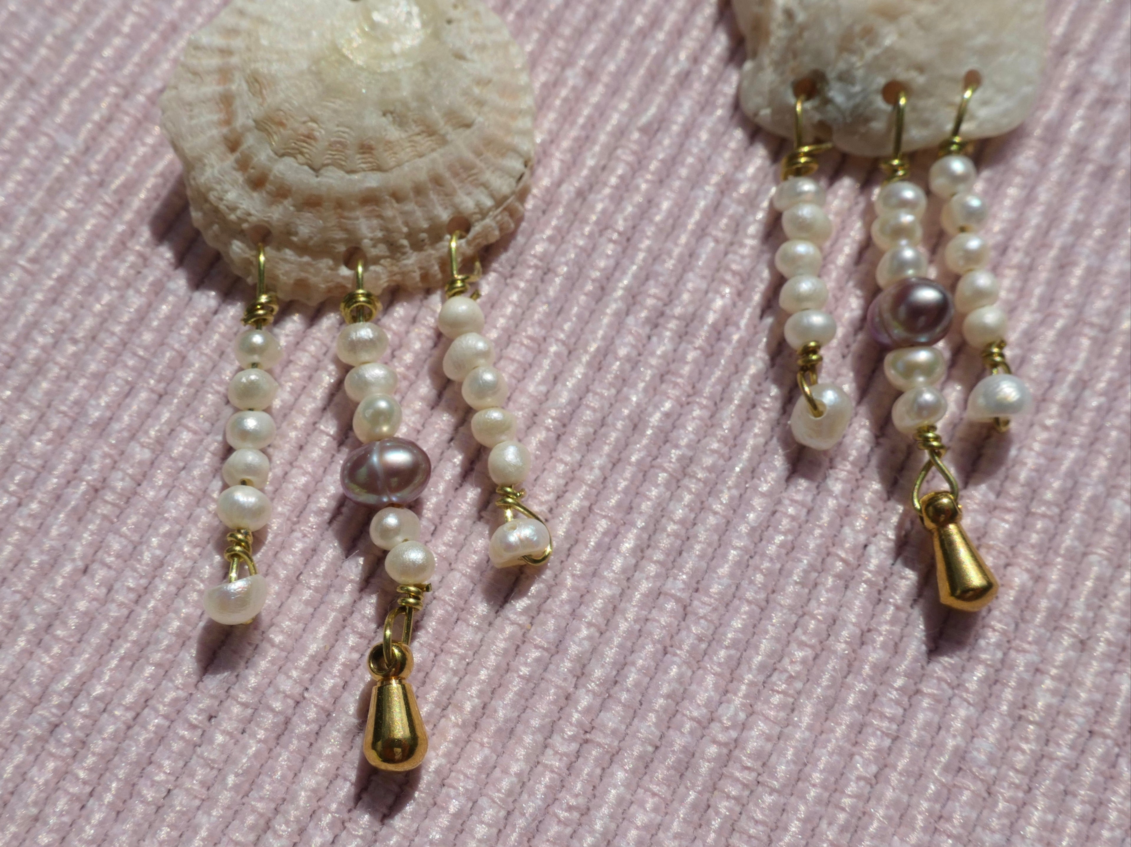 Medusa Muschelohrring