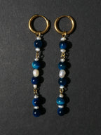 Blue Tiger Eye Ohrring