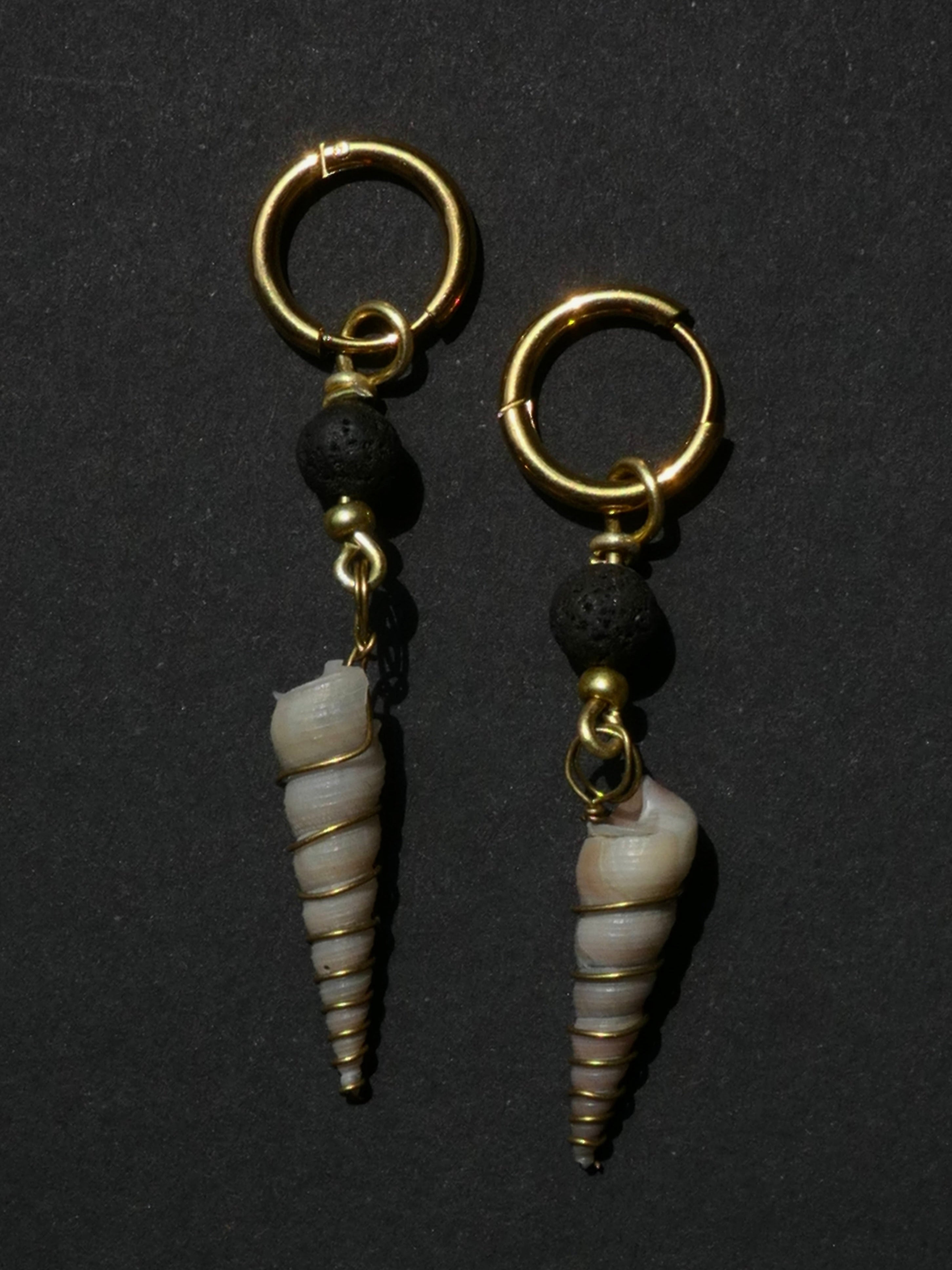 Sólskel Muschelohrring