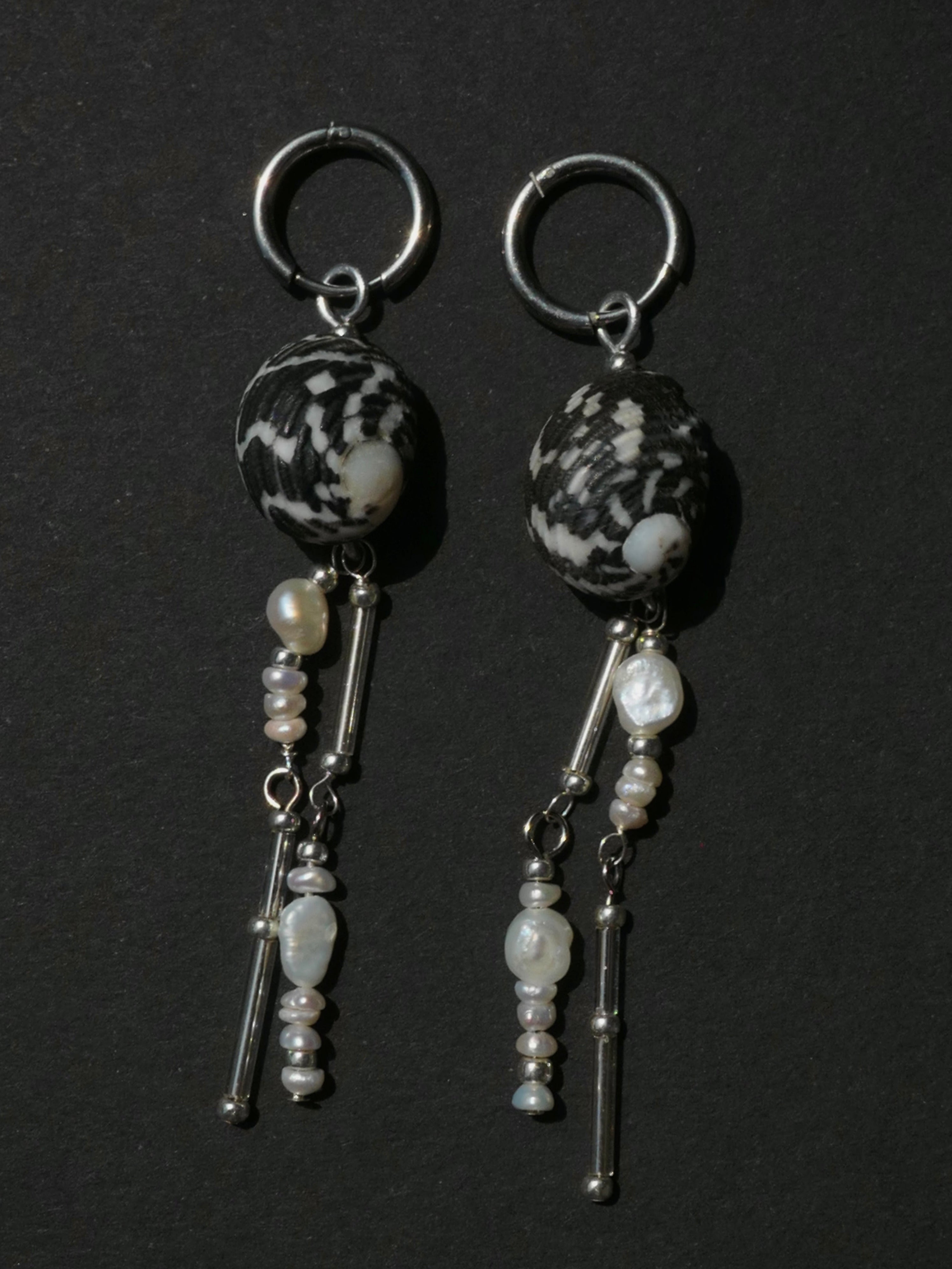 Gefleckter Muschlohrring