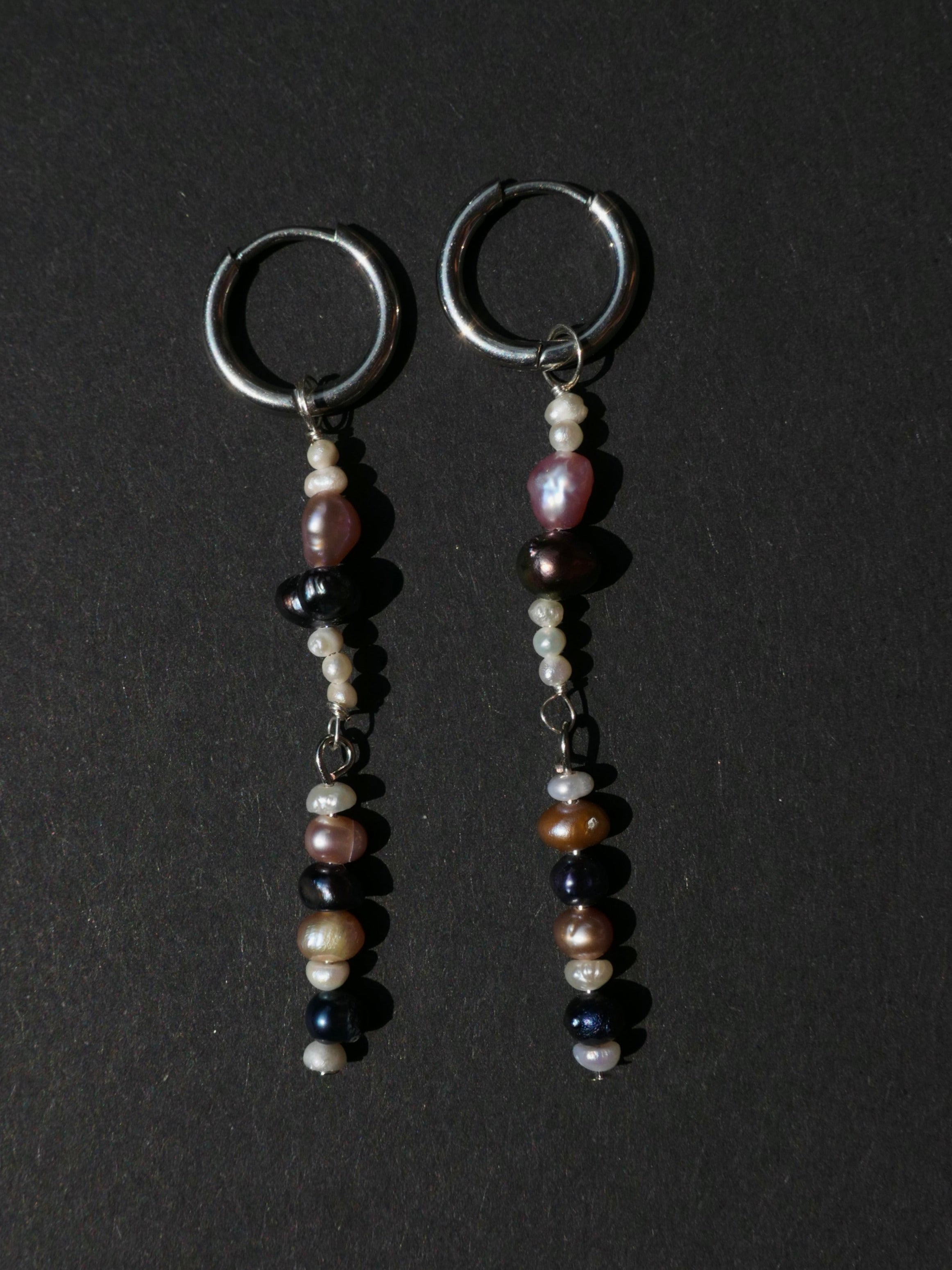 Silver Pearl Ohrring